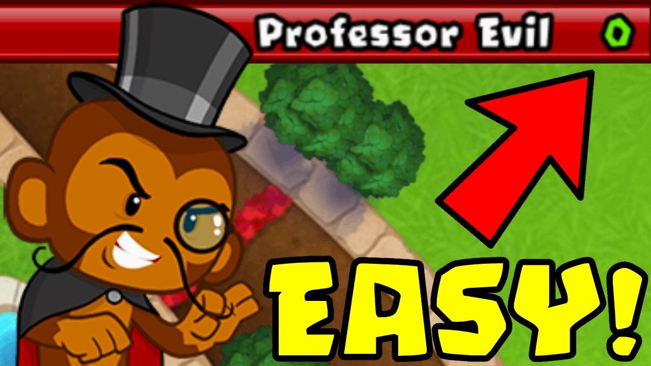 Easily Beat the NEW Professor Evil Challenge... (Bloons TD Battles)