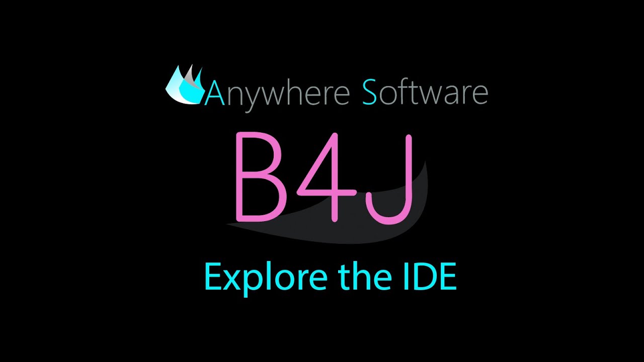 B4J - Explore the IDE