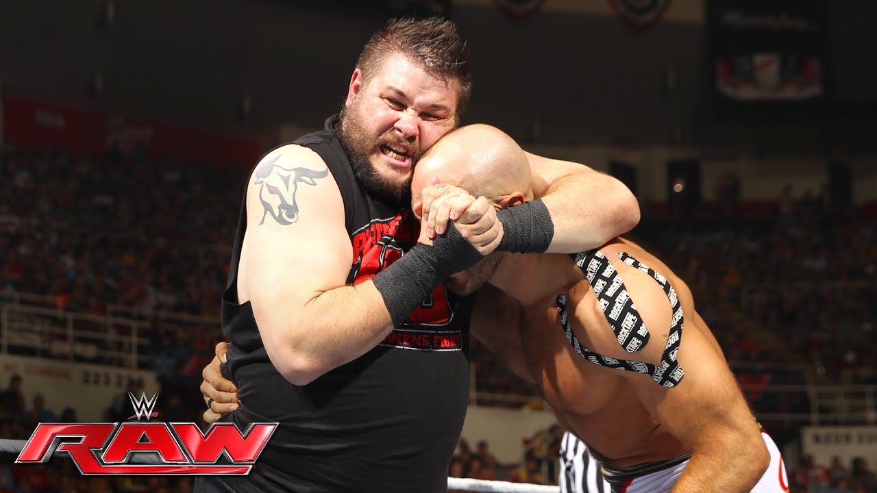 Cesaro vs. Kevin Owens: Raw, 11. Juli 2016