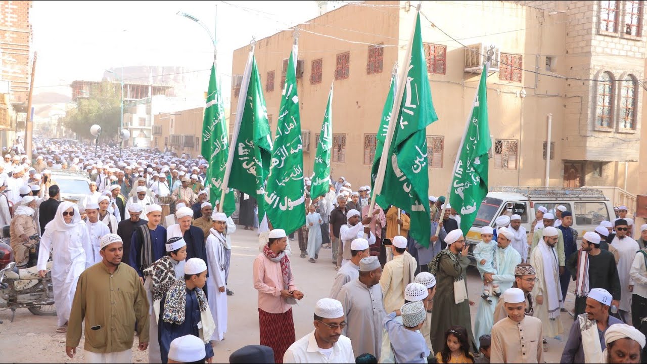 من موكب الطيالة بمدينة تريم الغناء. بمناسبة عيد الأضحى المبارك #الحبيب_عمر_بن_حفيظ