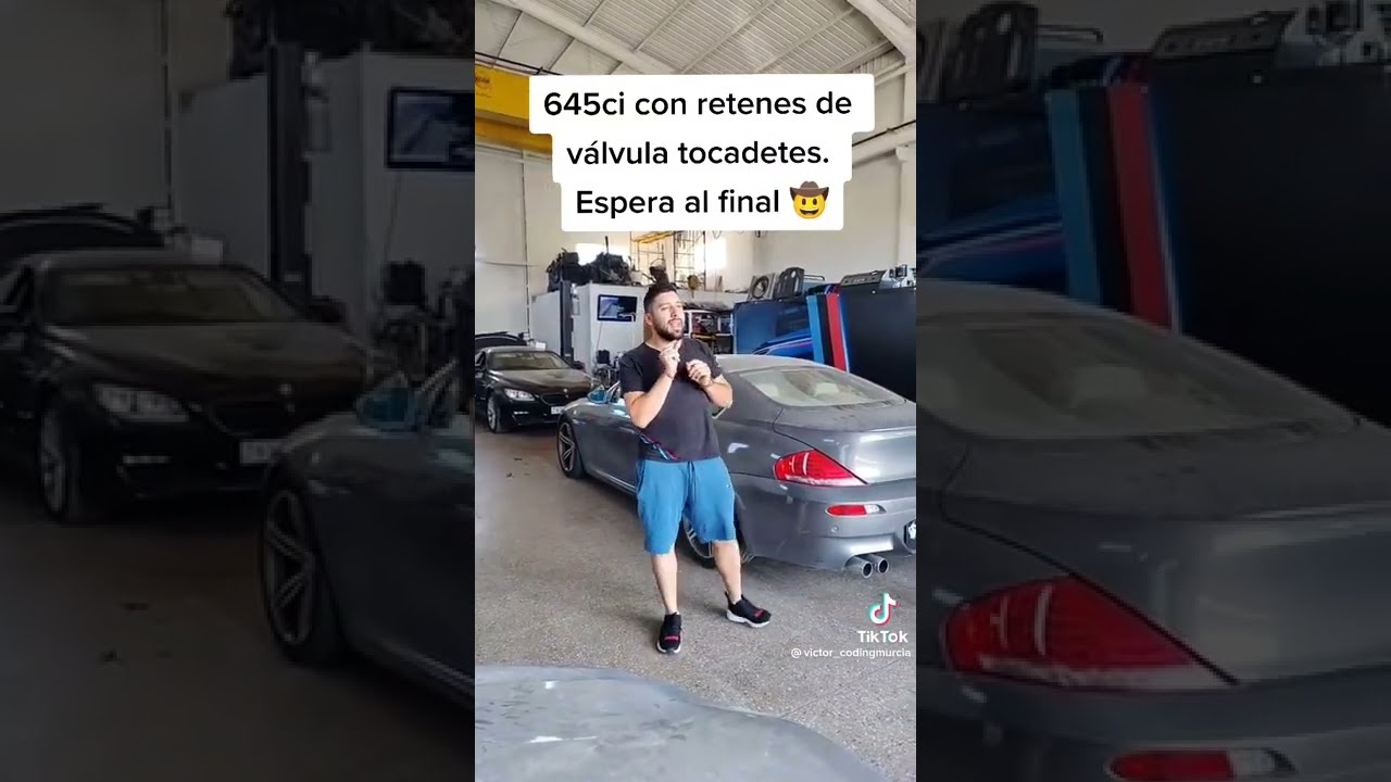 BMW 645ci con retenes de válvula tocadas