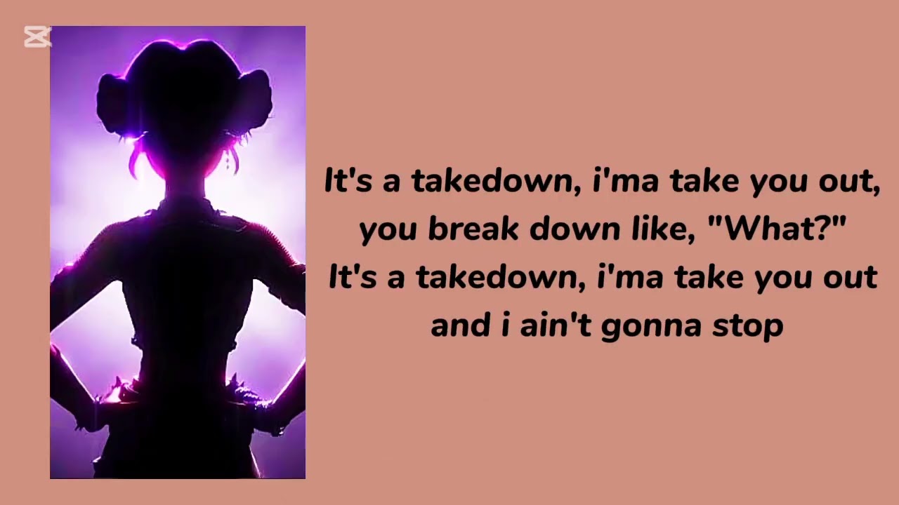 HUNTRIX - Takedown《KPOP demon hunters》Karaoke with easy lyrics