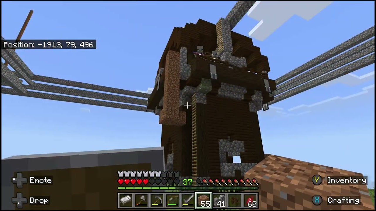 Xbox - 2025 May 12 1 - Minecraft - Experimenting after toasted