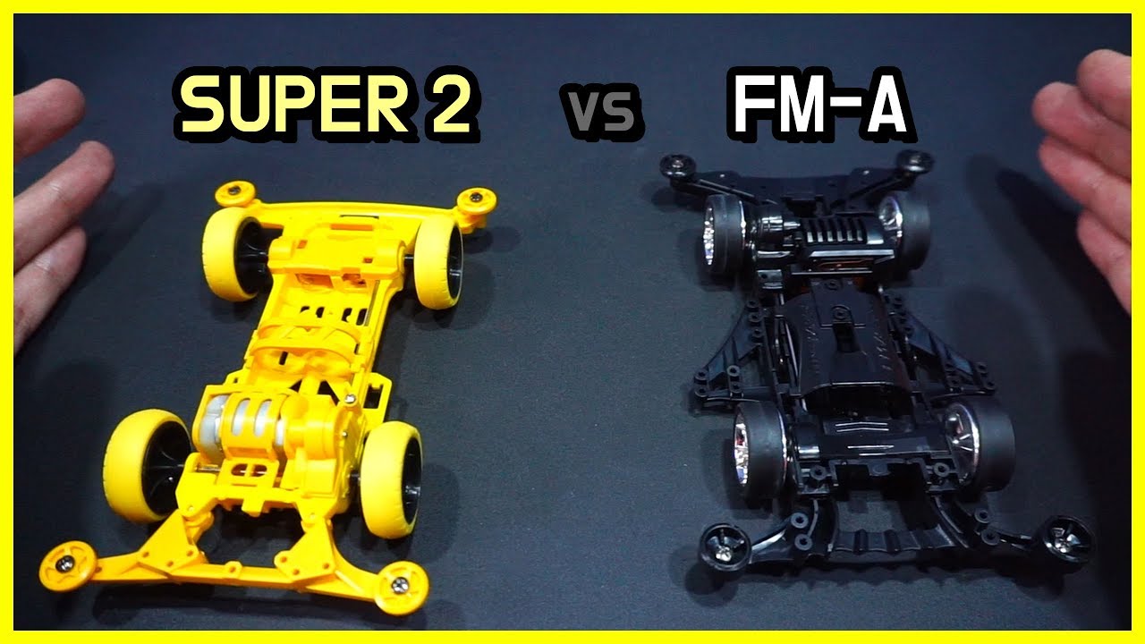 똑같은 세팅으로 미니카 샤시 비교 및 주행 테스트 ! 슈퍼2 VS FM-A !