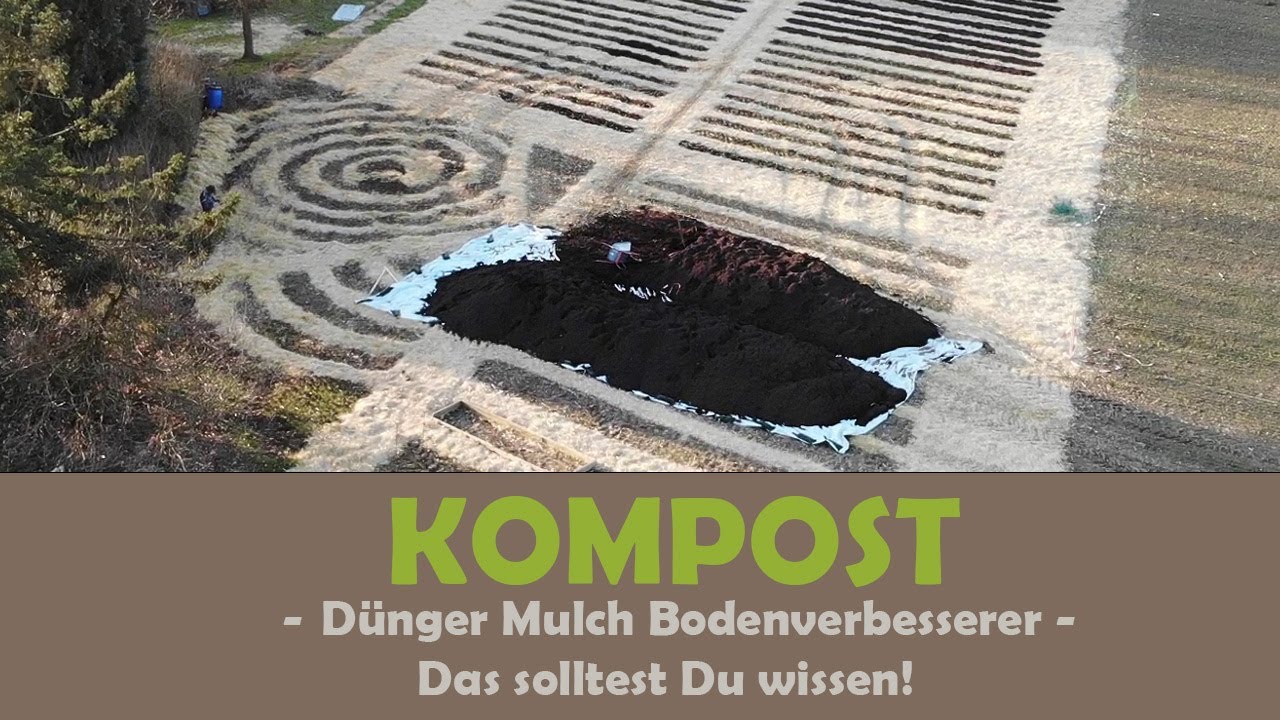 Marktgarten Teil 2 Kompost Beete anlegen Gem&uuml;sebeete d&uuml;ngen mit Kompost