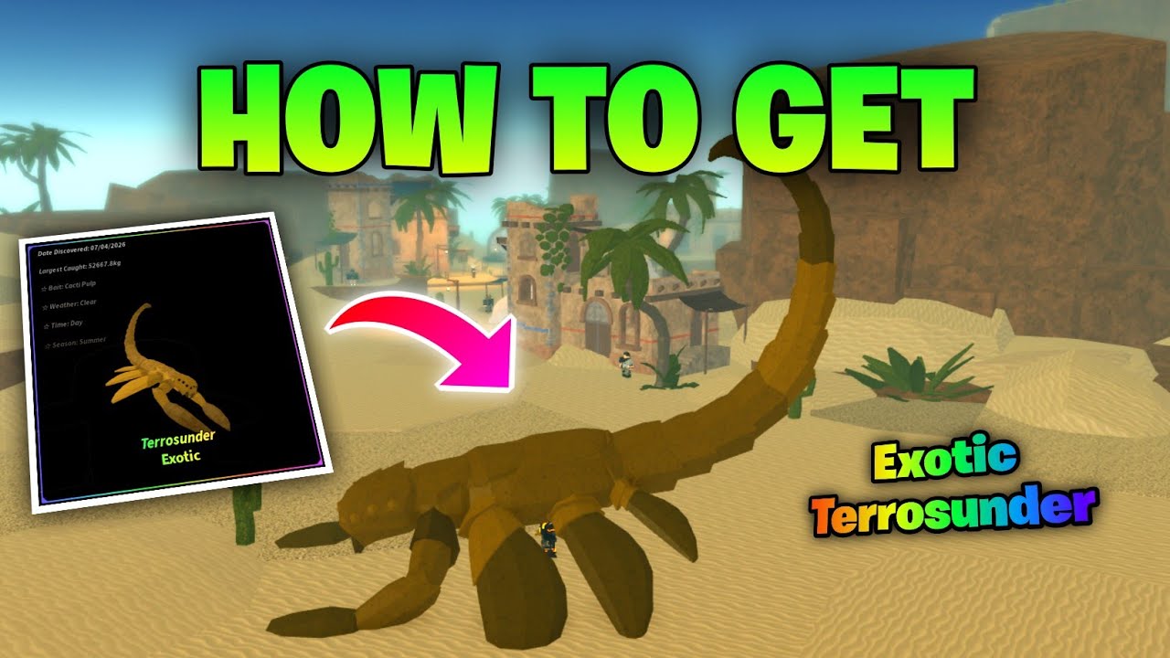 How to Catch Terrosunder in Fisch (Drylands Update)