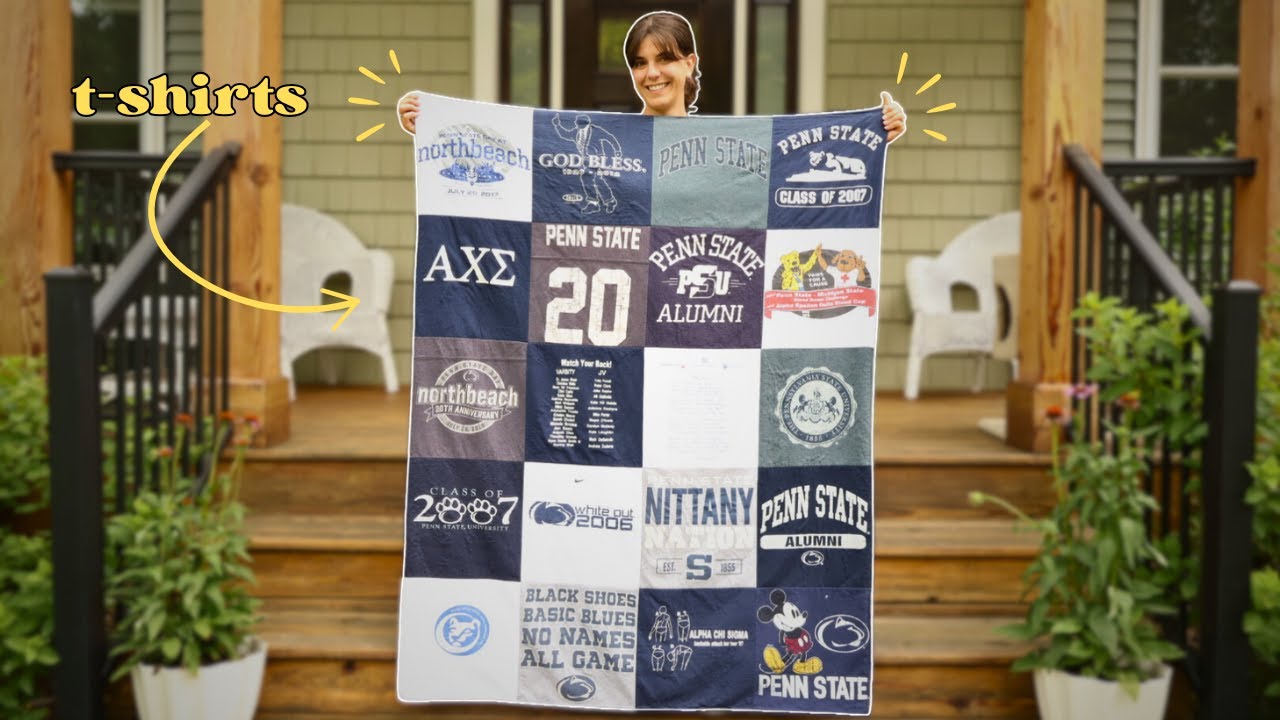 How To Sew An Easy T Shirt Quilt