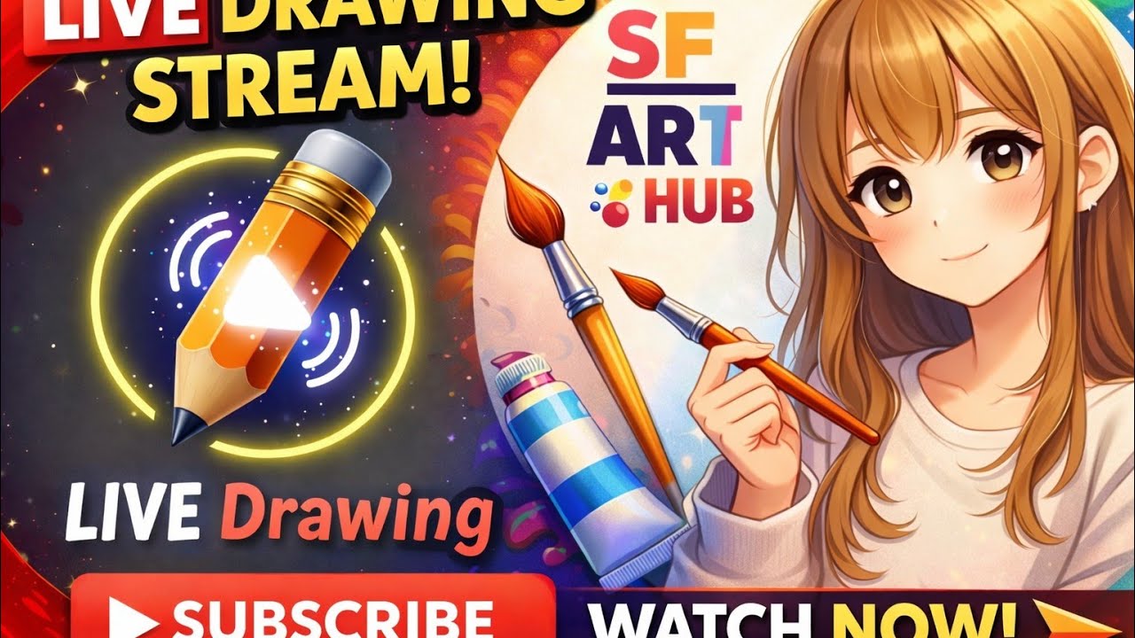 ART HUB SF  is live! please subscribe My YouTube channel 👍 😊