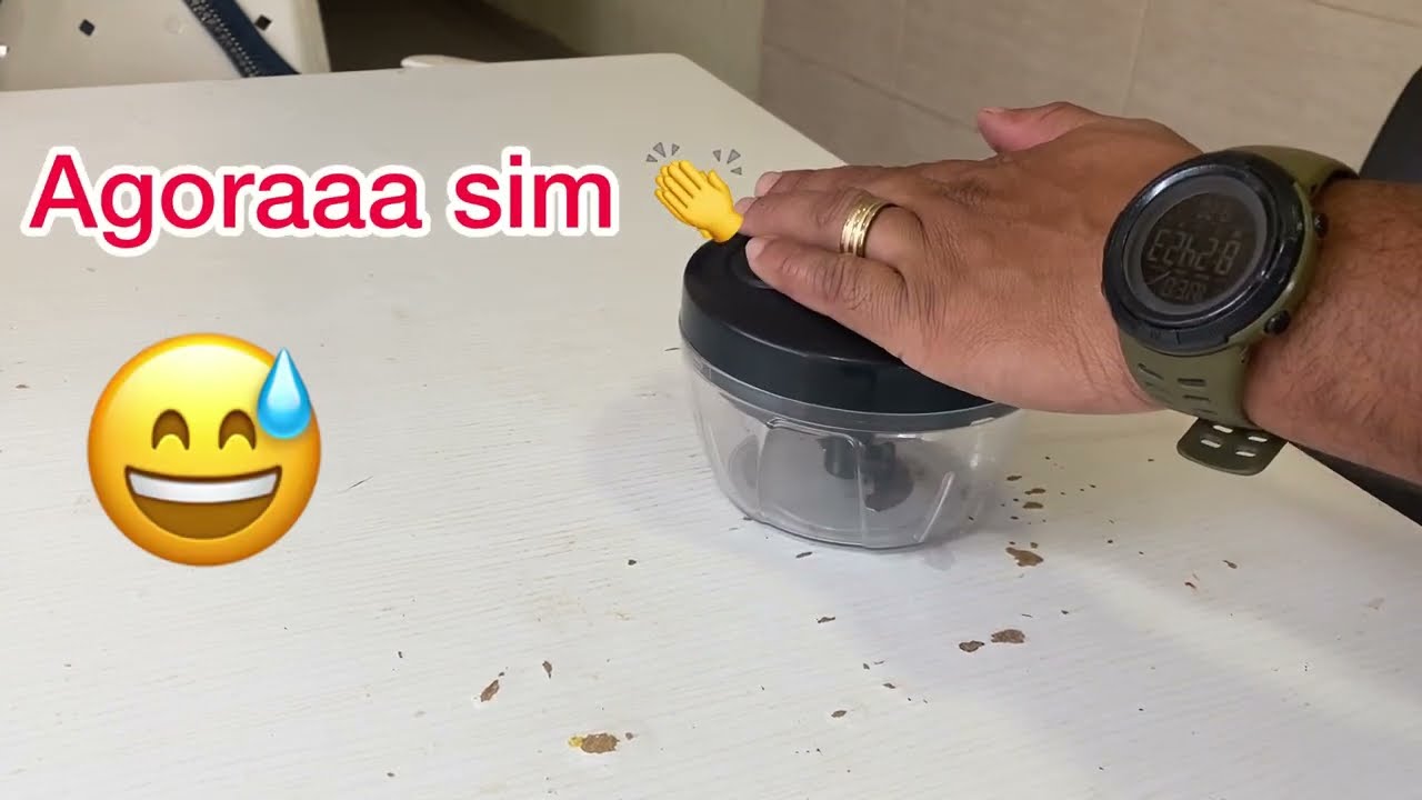 Como consertar Mini processador / triturador manual, mola solta