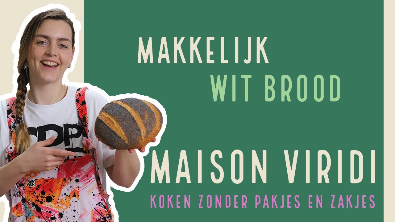 Zelf BROOD BAKKEN, met dit SIMPELE RECEPT bak je makkelijk in een paar stappen een KNAPPERIG BROOD