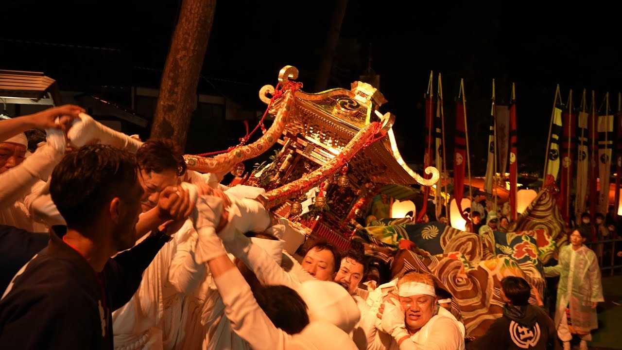 大根布 小濱神社秋季祭礼 5/5(宮入) 2023/10/15(日), 石川県内灘町大根布
