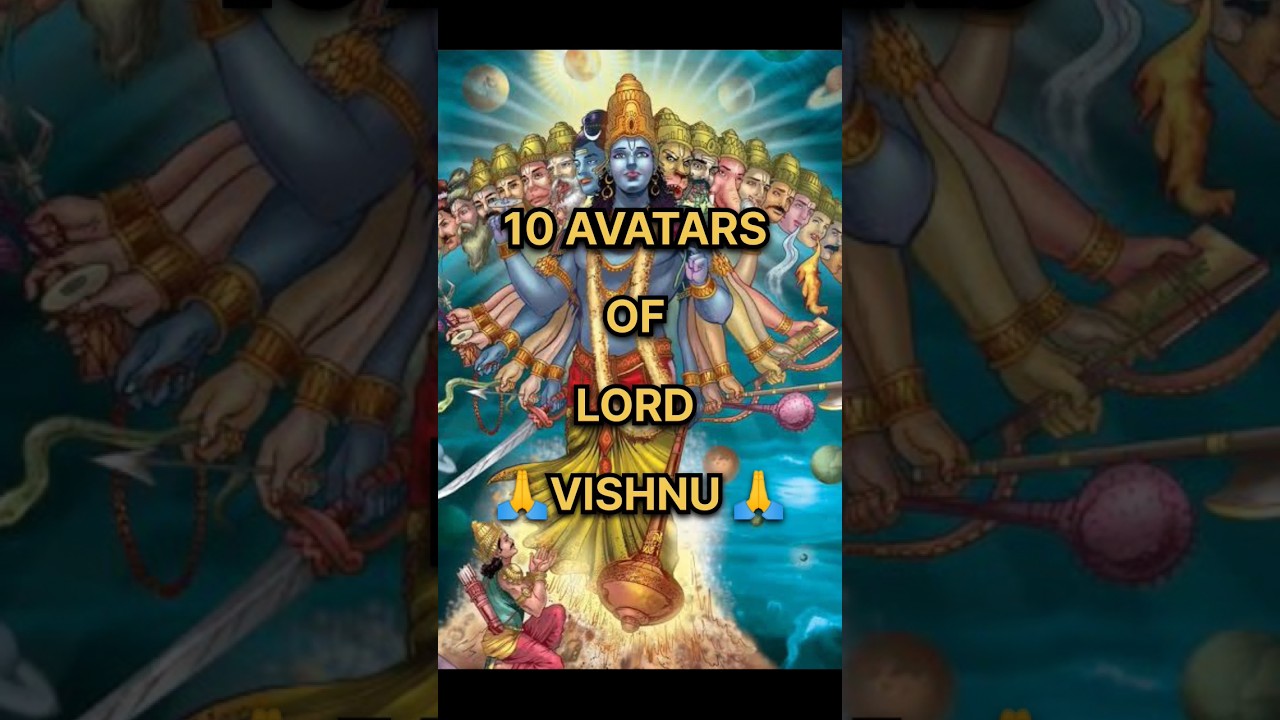 10 AVATARS OF LORD VISHNU 🙏 #ytshorts #shorts #viral #god