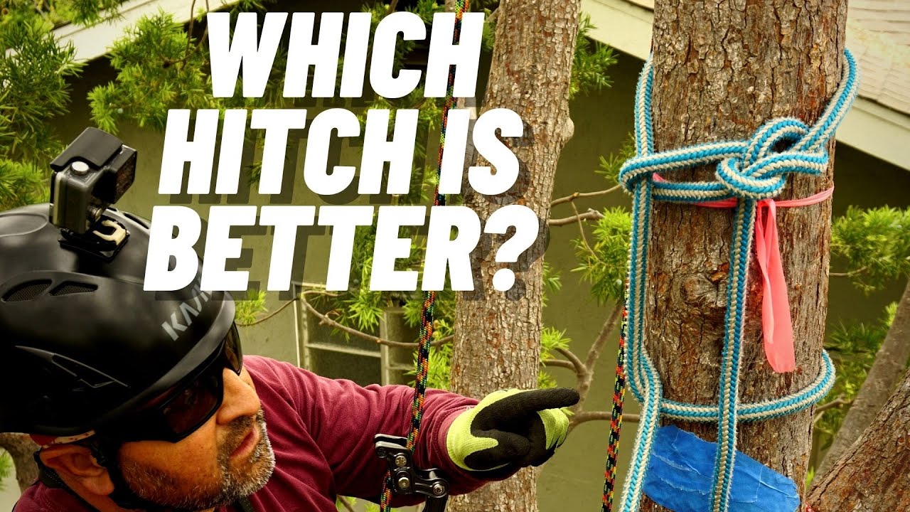 A Hitch That Can Save You When Rigging Trees, Marlin Hitch Vs Half Hitch