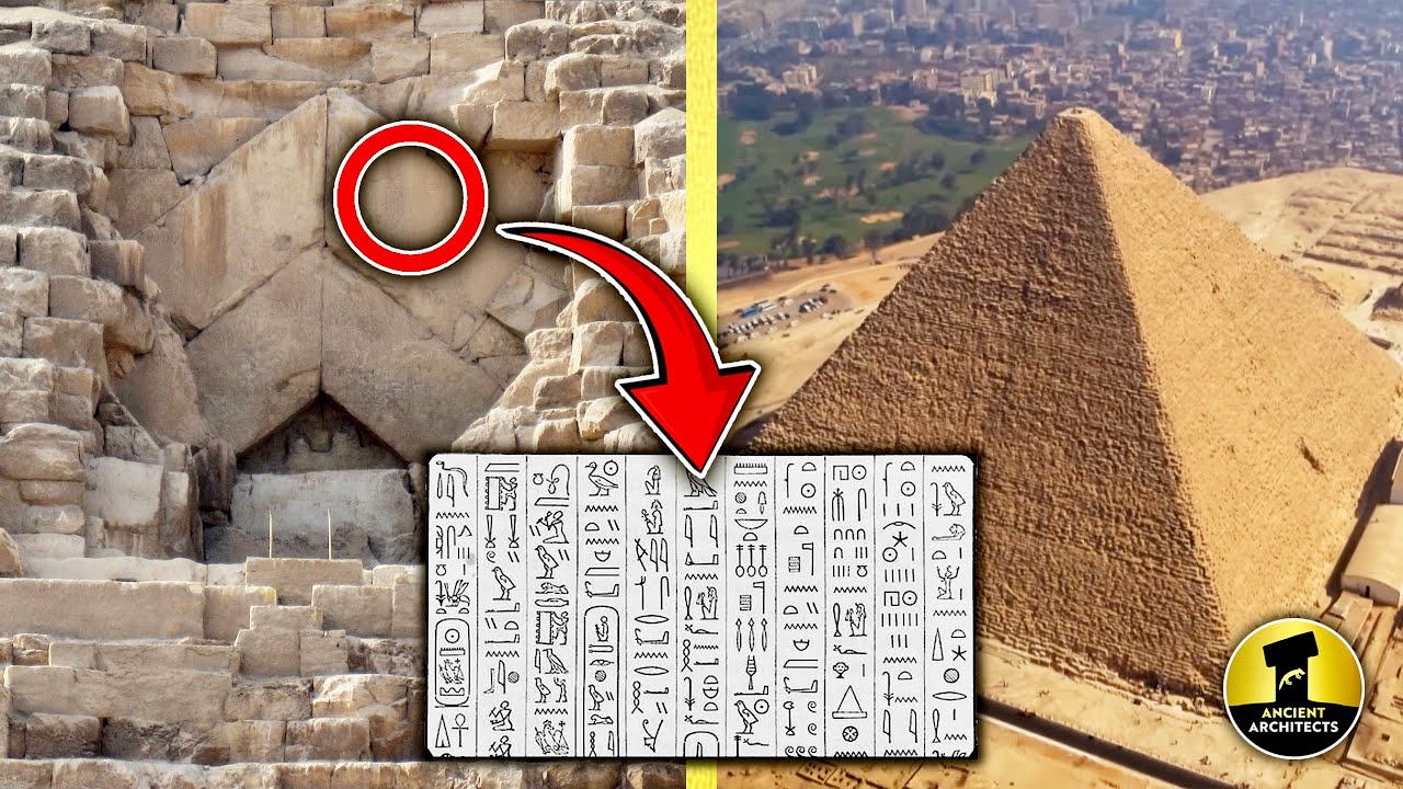 Hieroglyphs at the Great Pyramid Entrance: What Do They Say?