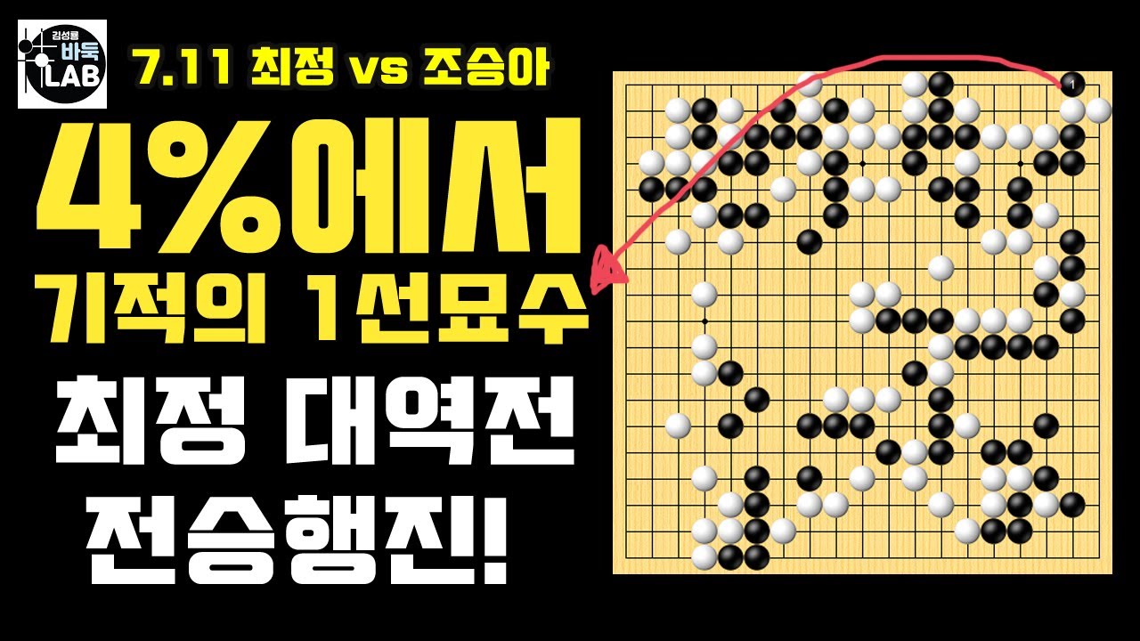 [7.11 최정 4%에서 기적의 대역전~ 깨지지 않은 전승행진] 2021 여자바둑리그 최정 vs 조승아