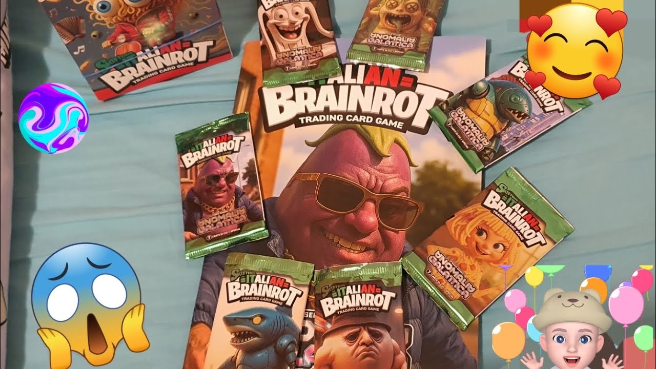 NUOVA COLLEZIONE DI ALBUN BRAINROT E LA SPACCHETTIAMO INSIEME!😃💫