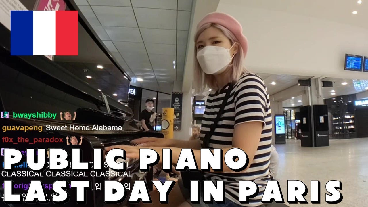 [Sep 5th, '21] Playing a piano in public - Last day in Paris