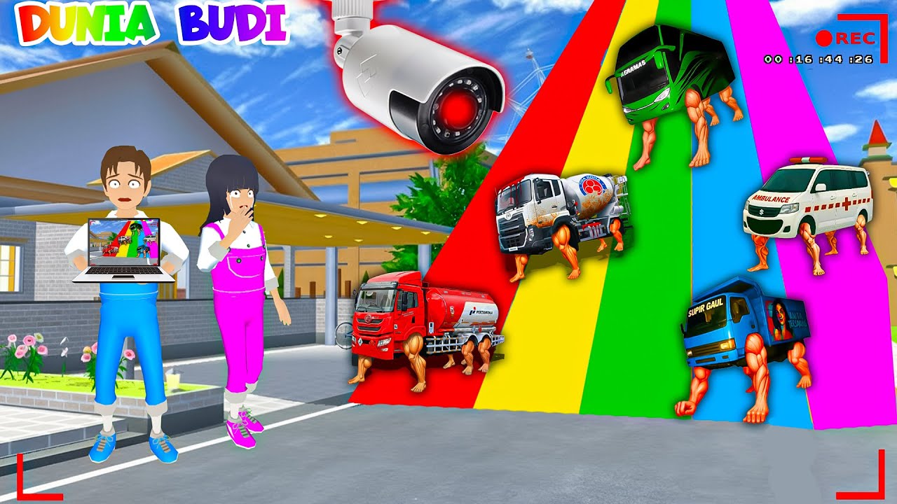 Yuta Mio Panik! CCTV Merekam ANOMALI BUS, TRUK, PERTAMINA, MOLEN, AMBULAN Keluar Dari Jalan Rainbow😱