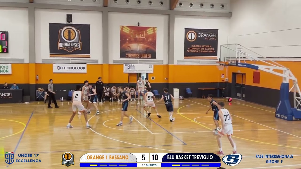U17:  Orange1 Bassano - Blu Basket Treviglio