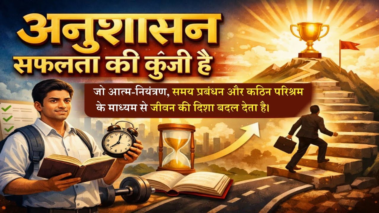 अनुशासन सफलता की कुंजी है, जो जीवन की दिशा बदल देता है। The Power of Discipline | दक्ष मोटिवेशन