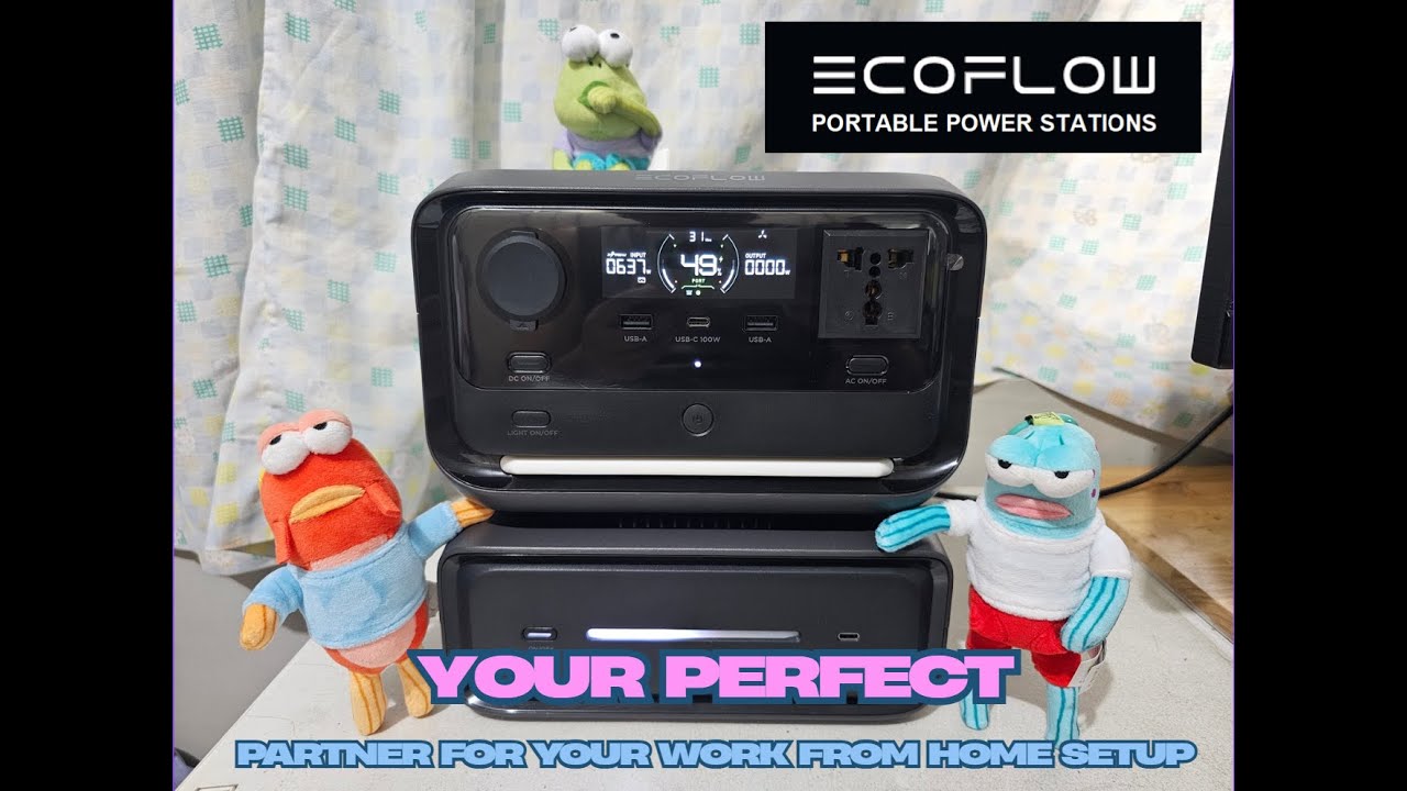 EcoFlow River 3 Plus Unboxing & Real-Time Home Office Test | Work From Home Power Backup