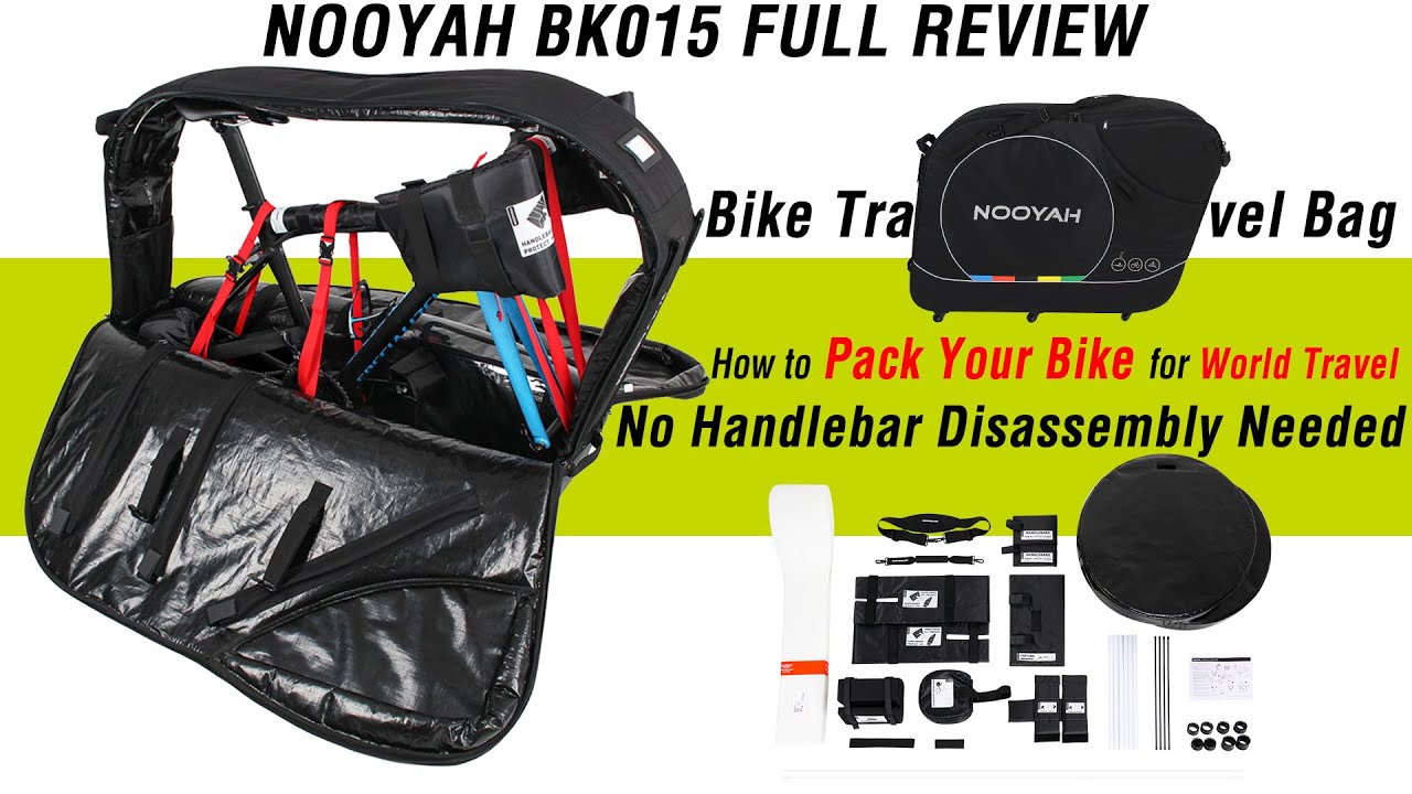 How to Pack Your Bike for World Travel | No Handlebar Disassembly Needed | NOOYAH Bike Travel Bag