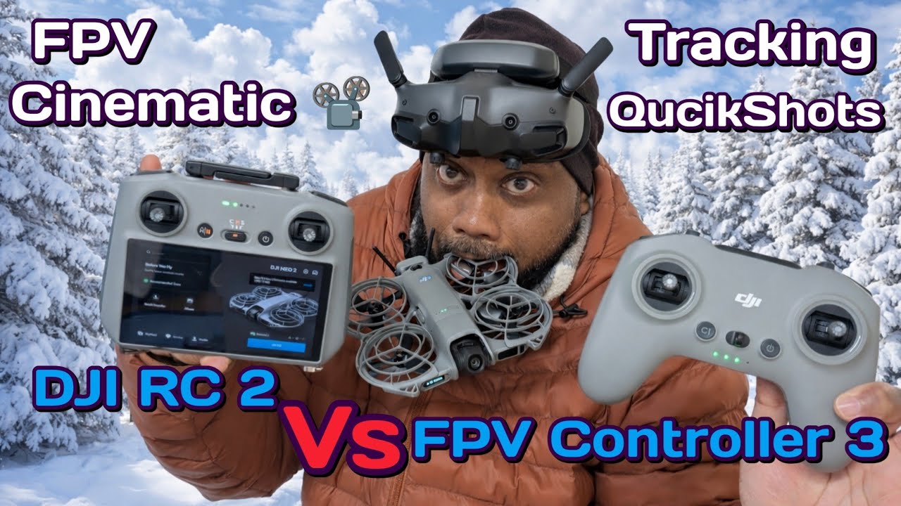 DJI NEO 2 with RC 2 Vs FPV Controller 3