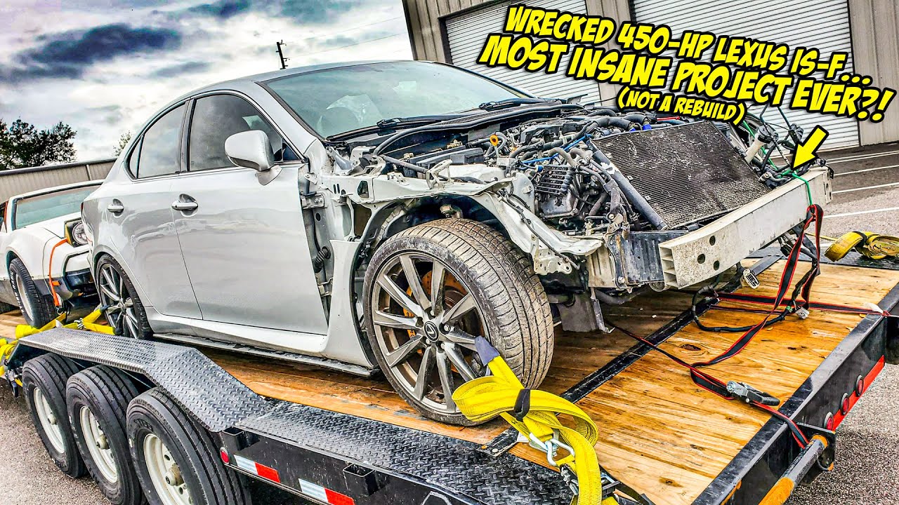 We Just Bought A WRECKED 450-HP Lexus IS-F For Our Most INSANE PROJECT EVER (NOT A REBUILD?!)