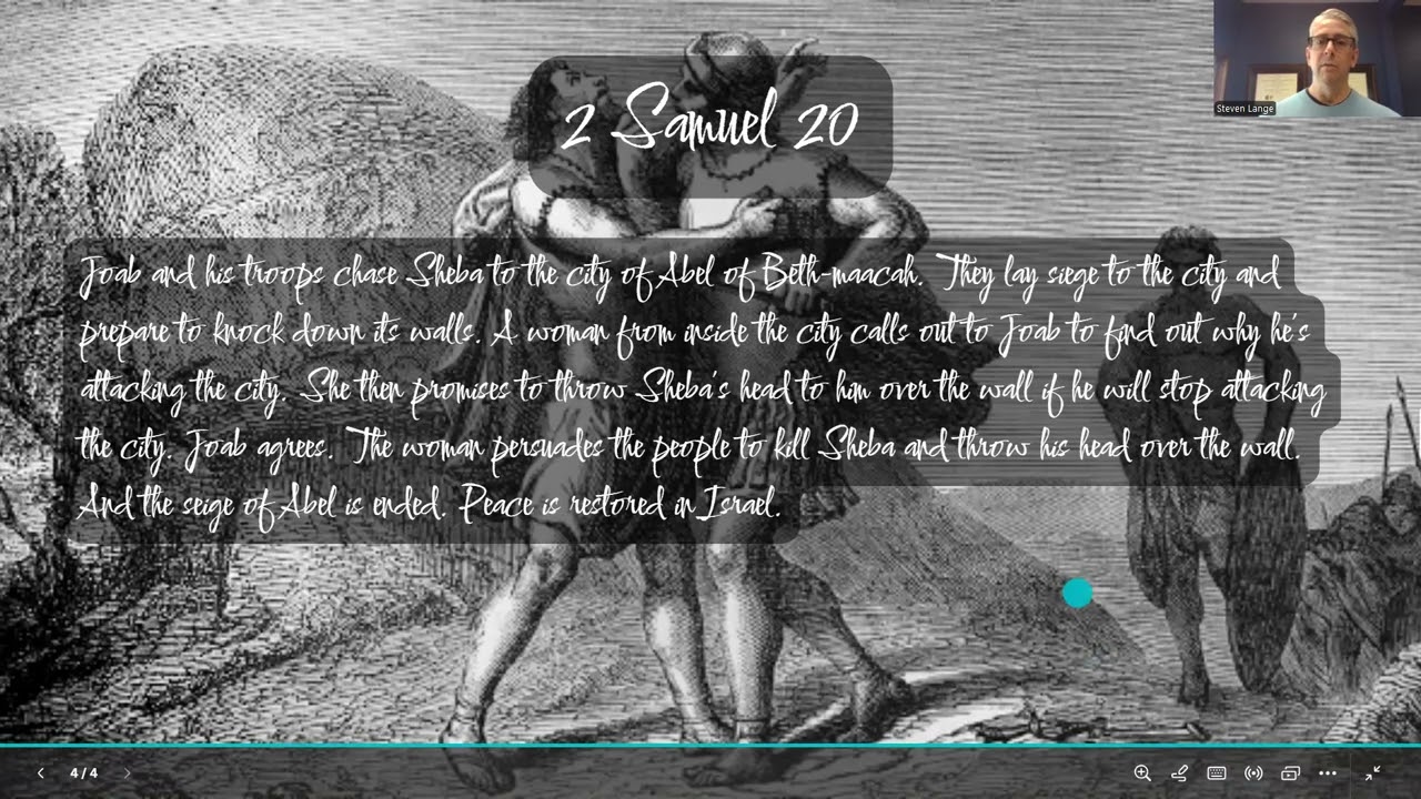 Daily Devotion for February 14, 2026 - 2 Samuel 20