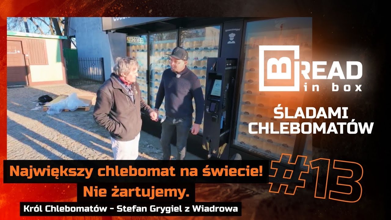 Śladami Chlebomatów #12 Największy Chlebomat na świecie 187 skrytek