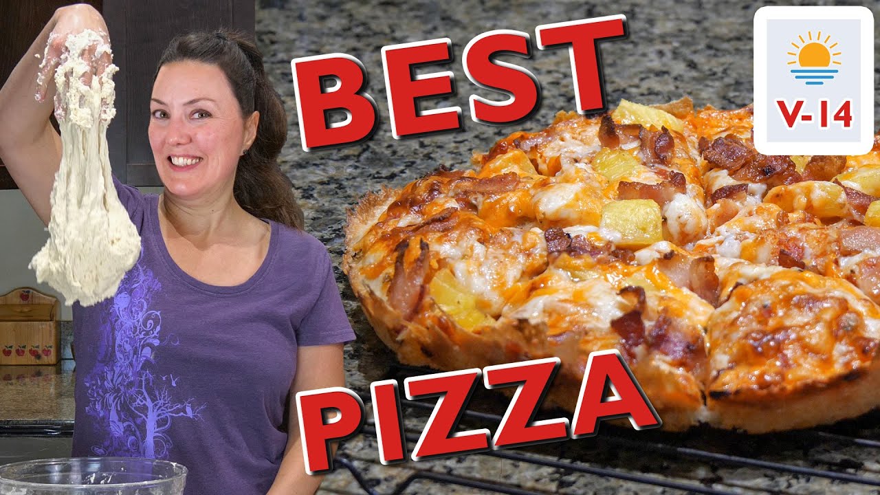 Homemade Pizza Dough with Dry Yeast - Sunshine Coast, BC Vlog 14