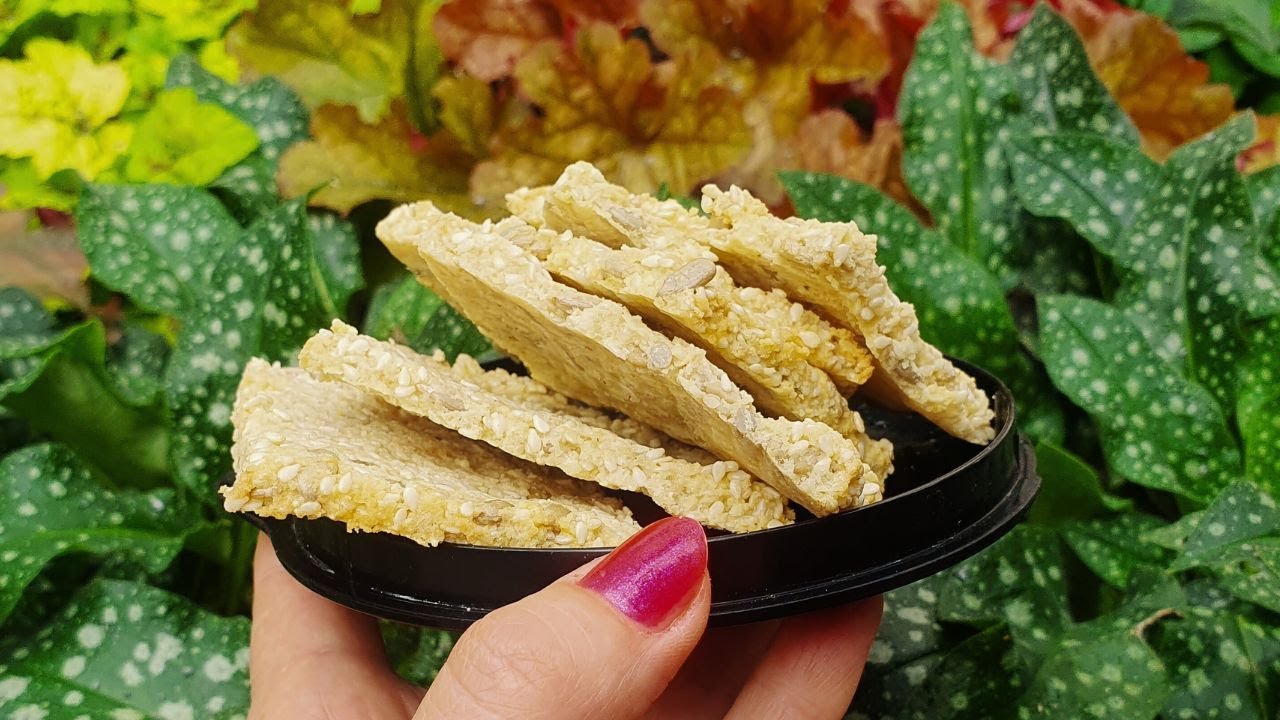 KETO KRAKERSY Z AIR FRYER BEZ NABIAŁU