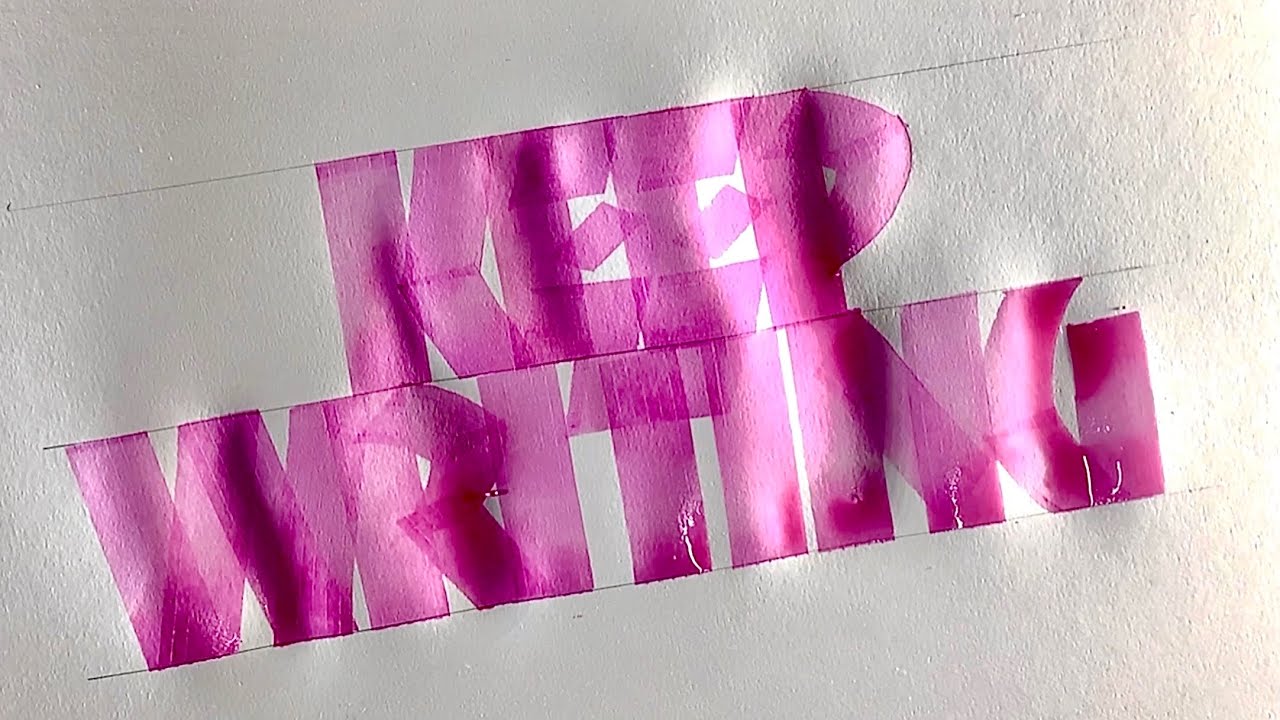 Keep Writing | Neuland Calligraphy
