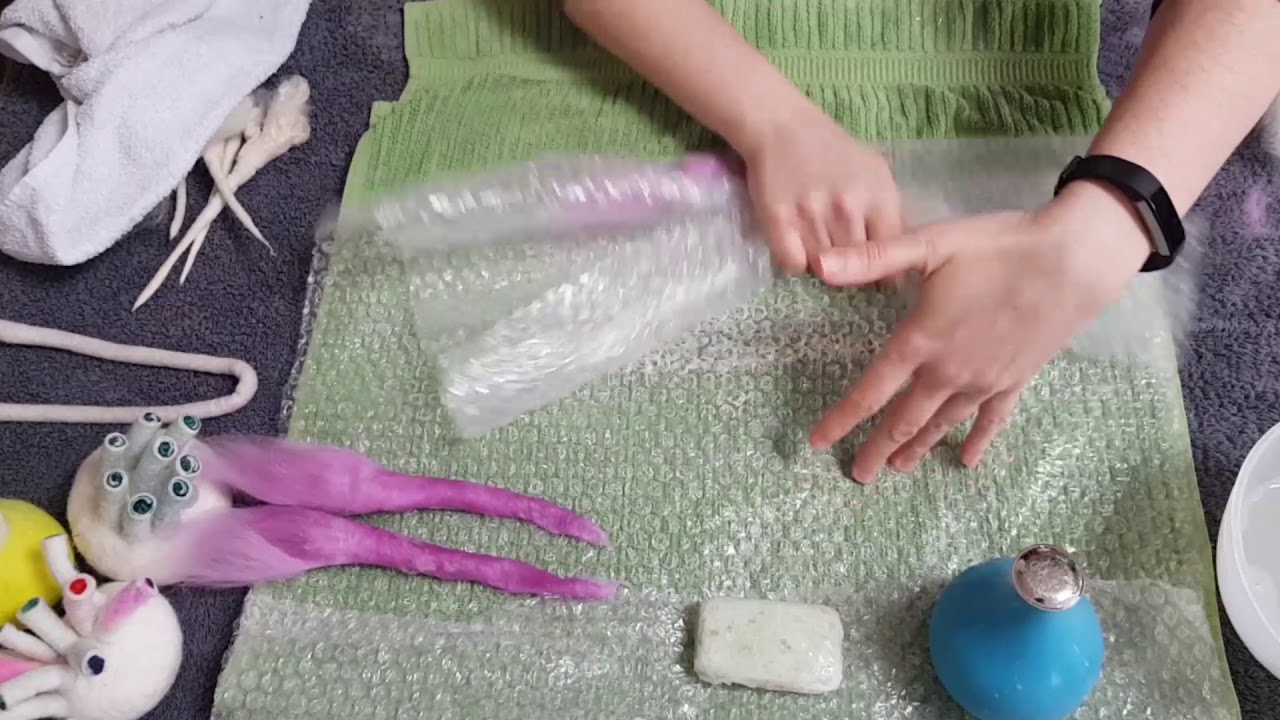Felting a cord (continued part 2)