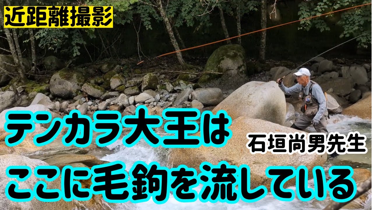 【玉ウキテンカラ釣り】この筋に毛鉤を流すべし！