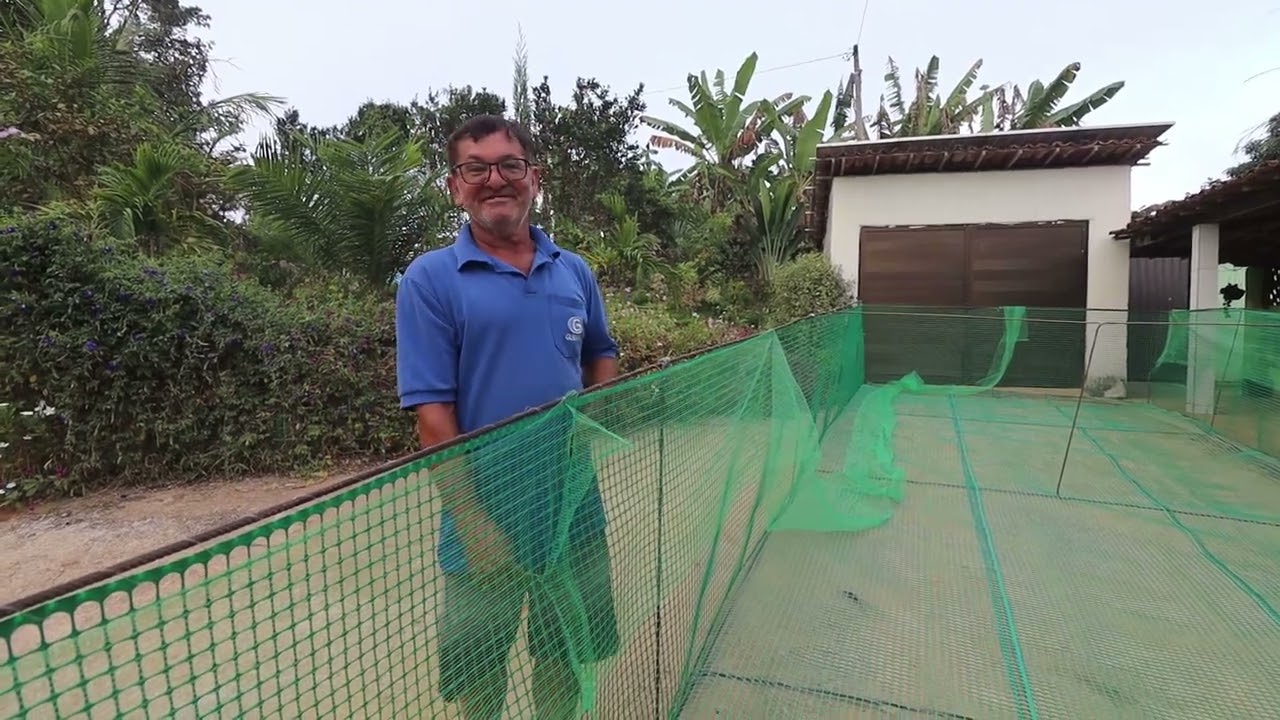 COMO FAZER UM TANQUE-REDE GIGANTE PARA CRIAR PEIXES