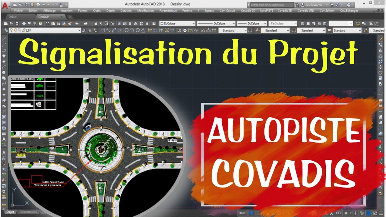 15 Signalisation Horizontale du Projet Routier sur Autopiste