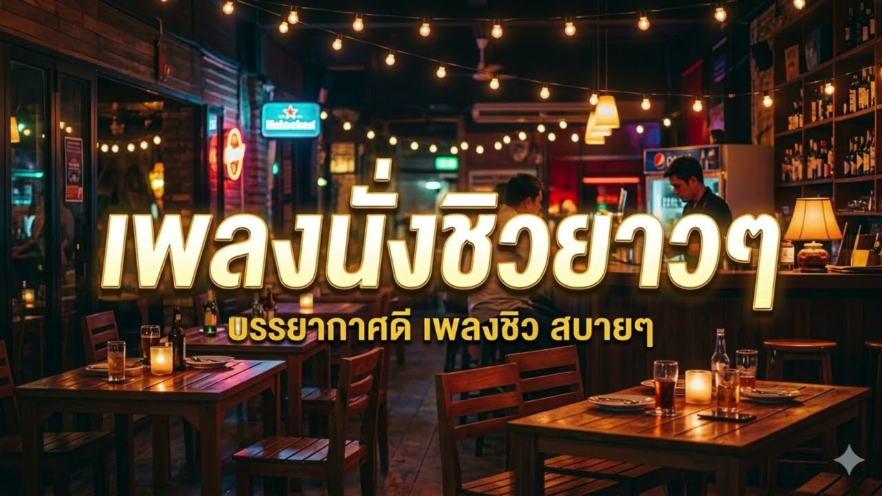 รวมเพลงร้านเหล้า 🍻 เพลงเศร้า ฟังชิล ๆ ตอนกลางคืน | เพลงอินดี้เพราะ ๆ 🎧🎶