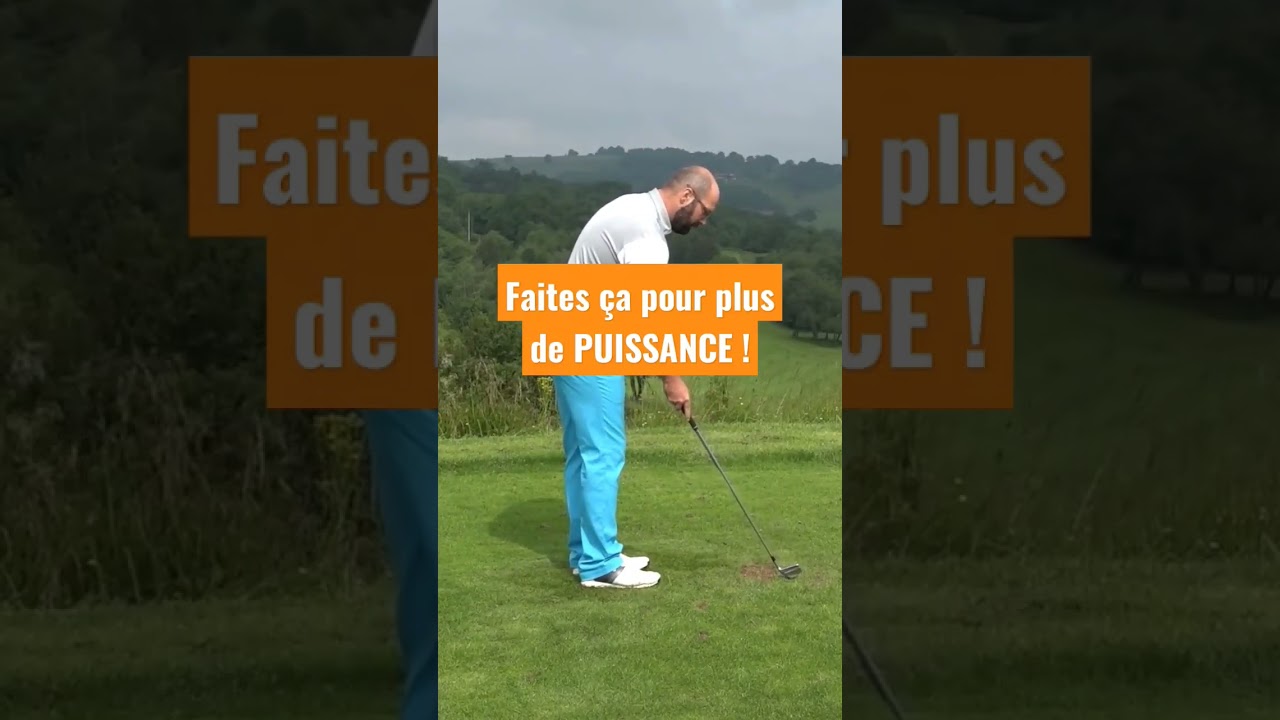 Plus de puissance au #golf avec ce petit mouvement Voir la suite 👇👇👇 #shorts
