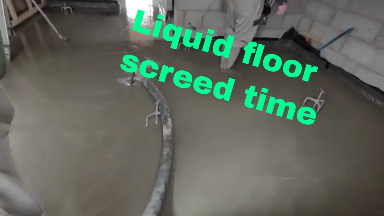 liquid concrete floor screed