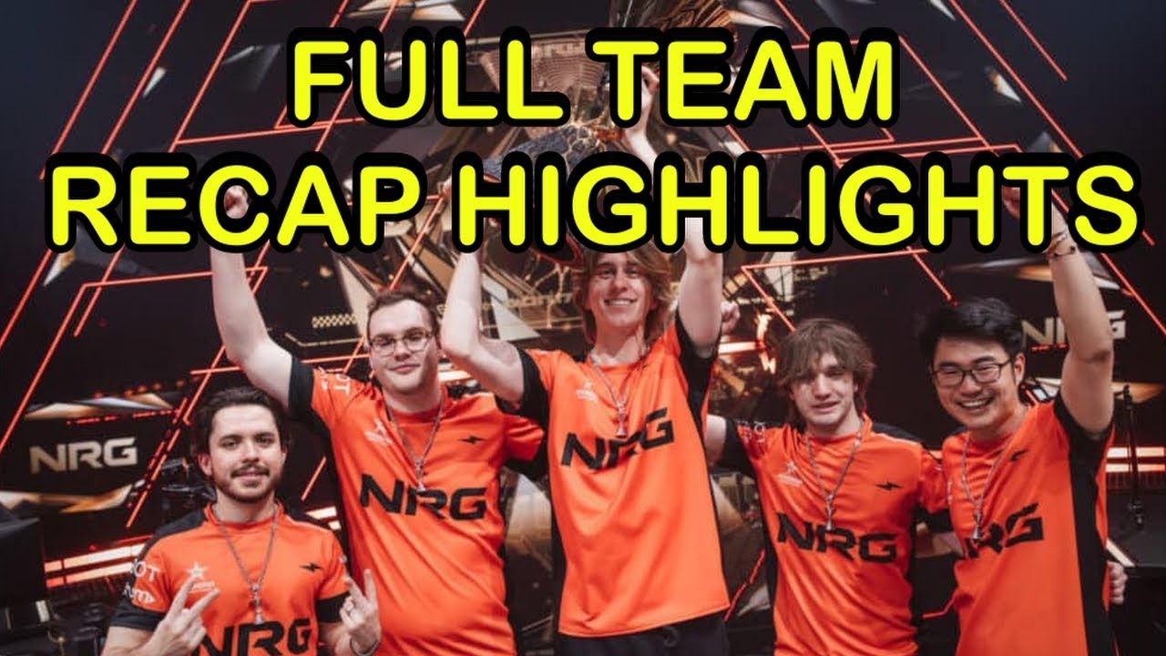 NRG VALORANT Roster RECAPS Champs FINALS STREAM HIGHLIGHTS