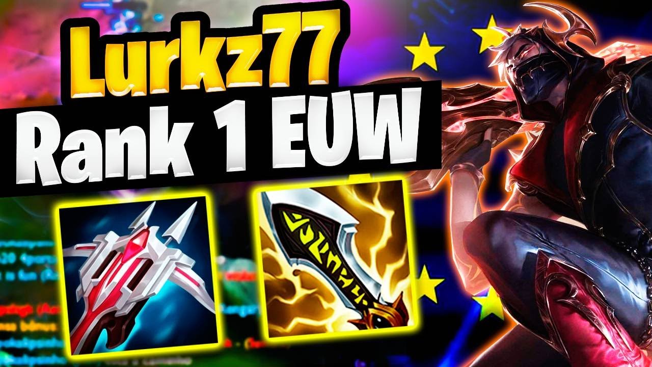 El MEJOR TALON de EUROPA (Lurkz77) JUEGA con FILO DEL INFINITO?? // Nexo LoL