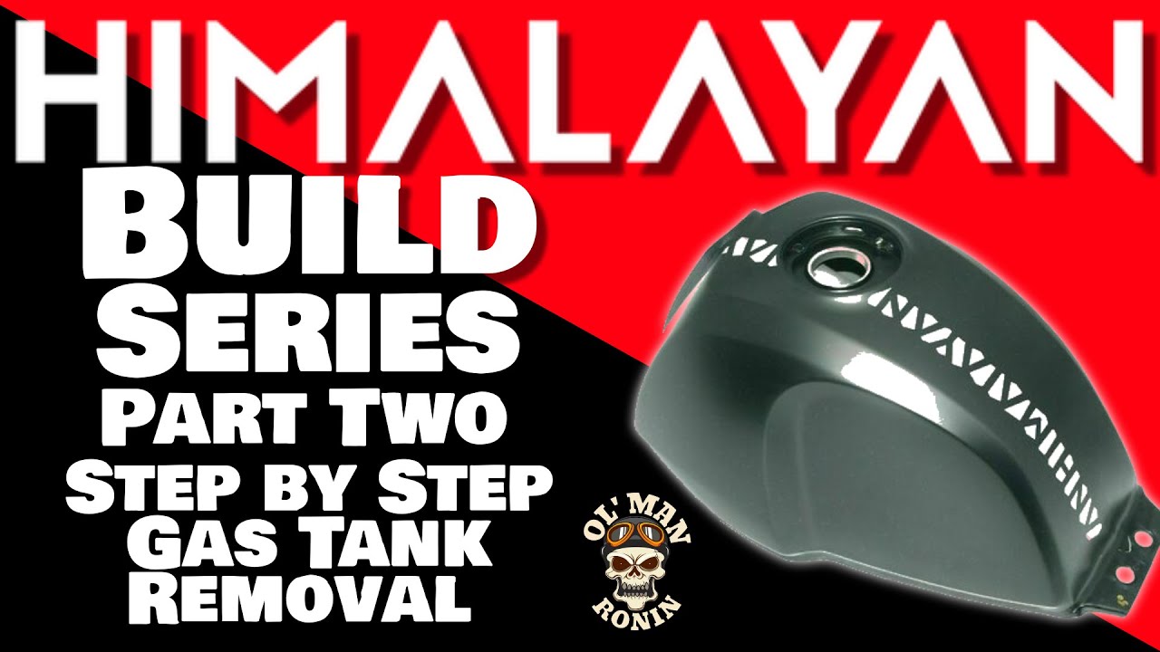 Royal Enfield Himalayan Build Series - Step by Step Gas Tank Removal | Ol' Man Ronin (S2,E11)