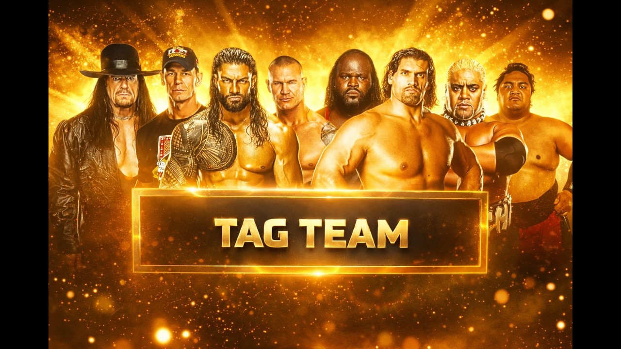 🔴LIVE  :  Team John Cena  vs. Team The Great Khali | WWE 2K25  FULL MATCH Elimination Tag Team Match