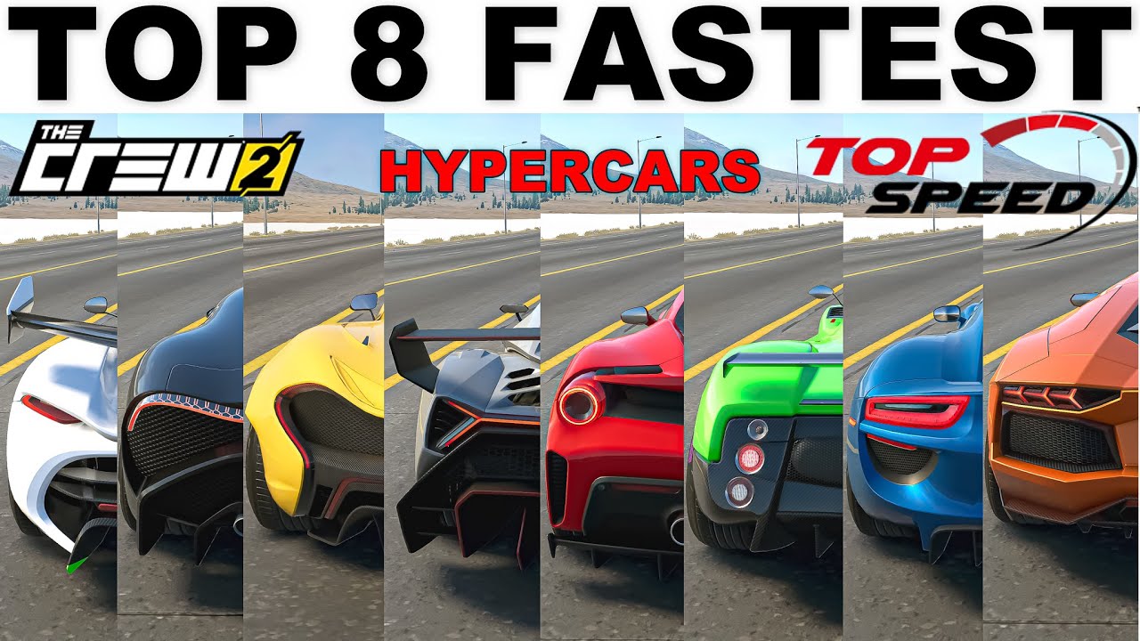 Top 8 Fastest Hypercars in The Crew 2 (2023 Update)
