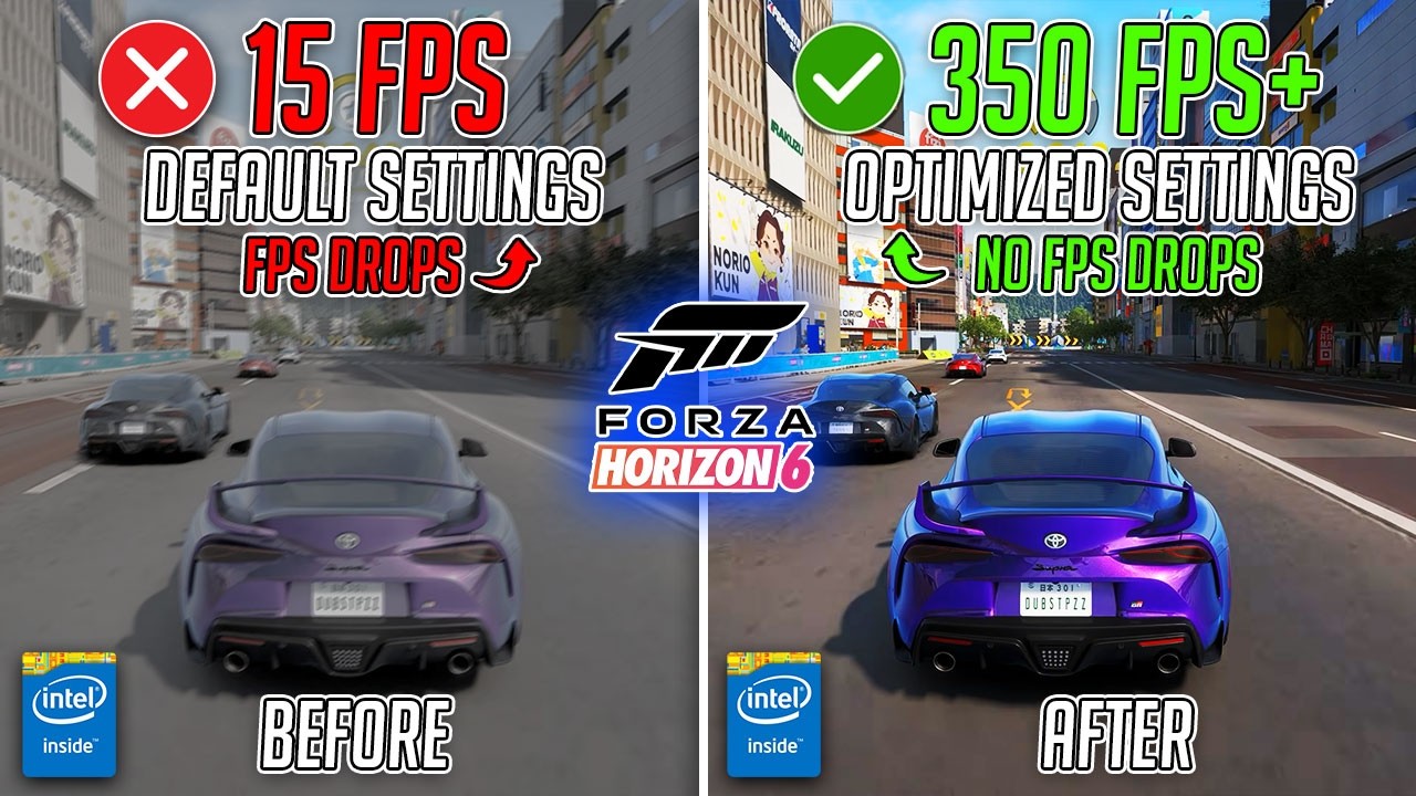 Forza Horizon 6 - BEST PC Settings to FIX FPS Drops, Lags & Stutter on ANY PC 📈
