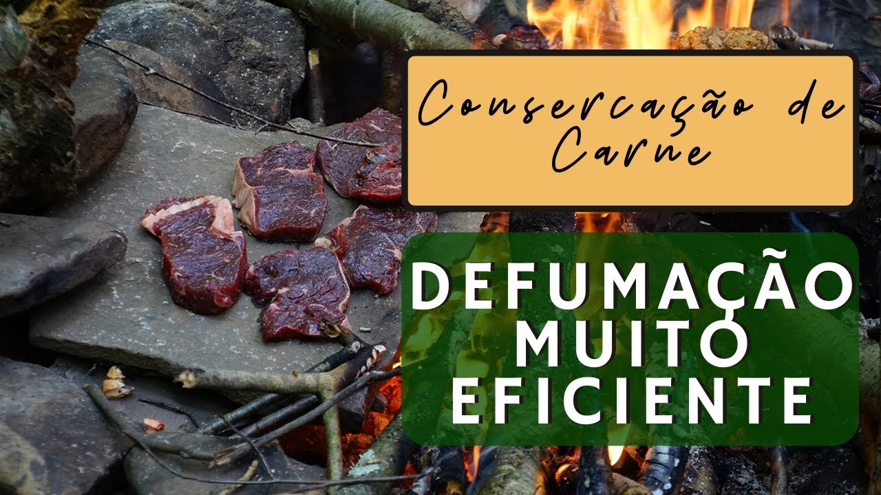 *Técnica Primitiva* de Conservação de Carne - DEFUMAÇÃO Muito Eficiente