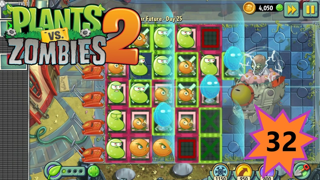 Plants Vs Zombies-2 Gameplay Walkthrough Part-32😈💀#games #videogames #zombies 🌻