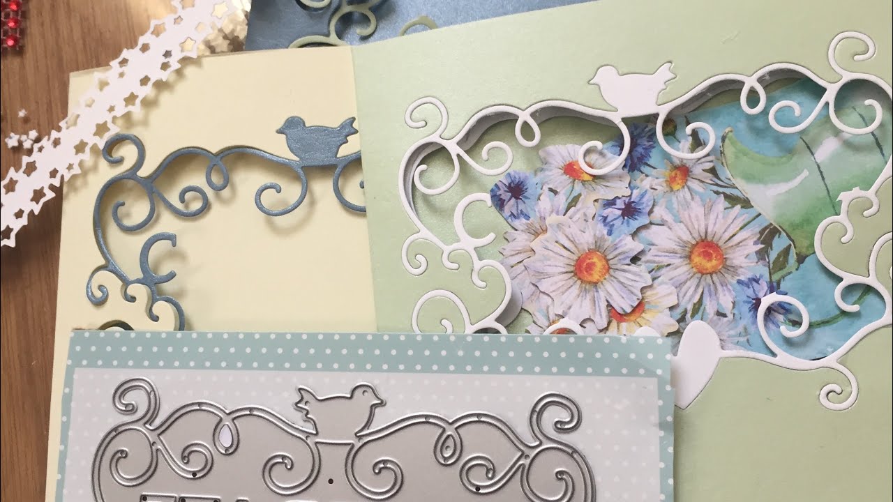 Scrapbooking tutoriel astuces  Ouverture de carte Dies action