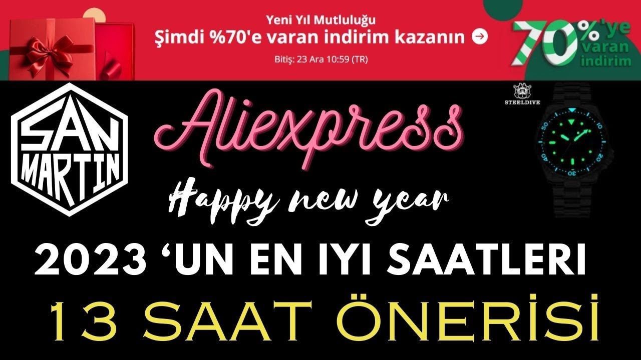2023 ÜN SON ALIEXPRESS İNDİRİMİ 13 SAAT ÖNERİSİ  (2023 YILININ EN BEĞENİLENLERİ !!!)
